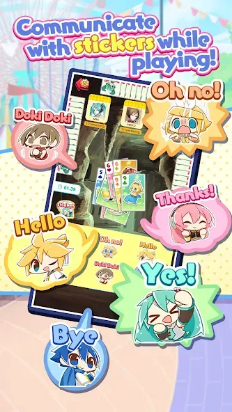 Hatsune Miku Tycoon (Хацуне Мику Тайкун) МОД/Взлом [Меню, Бесконечные монеты и Открытые уровни] Screenshot 3