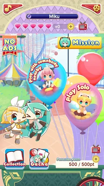 Hatsune Miku Tycoon (Хацуне Мику Тайкун) МОД/Взлом [Меню, Бесконечные монеты и Открытые уровни] Screenshot 5
