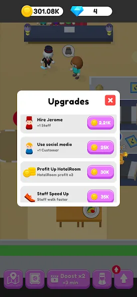 My Hotel Life (Мой отельная жизнь) МОД/Взлом [Много монет, Открытые уровни и Мега MOD] Screenshot 3