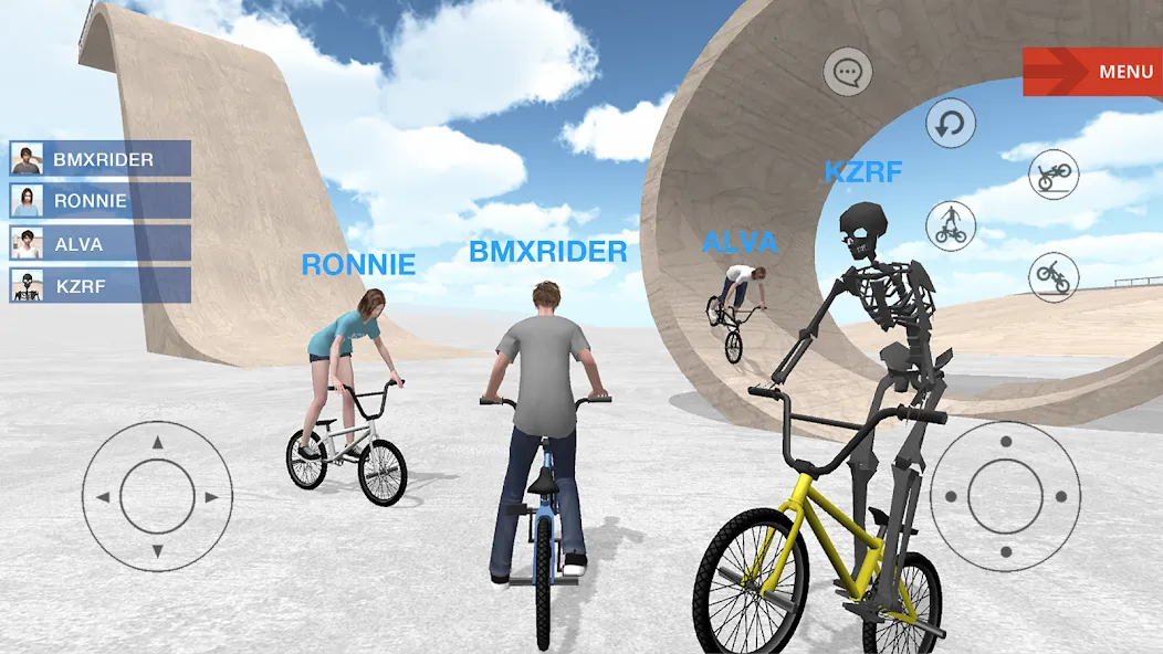BMX Space (БМХ Спейс) МОД/Взлом [Бесконечные деньги, Монеты и Мега MOD] Screenshot 2