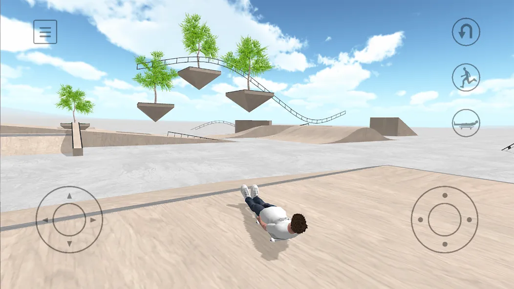 Skate Space (Скейт Спейс) МОД/Взлом [Деньги, Монеты и Меню MOD] Screenshot 3