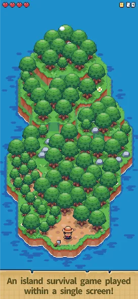Tiny  Island Survival МОД/Взлом [Много монет, Открытые уровни и Мега MOD] Screenshot 1