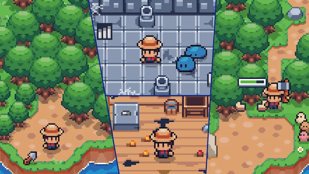Tiny  Island Survival МОД/Взлом [Много монет, Открытые уровни и Мега MOD] Screenshot 4