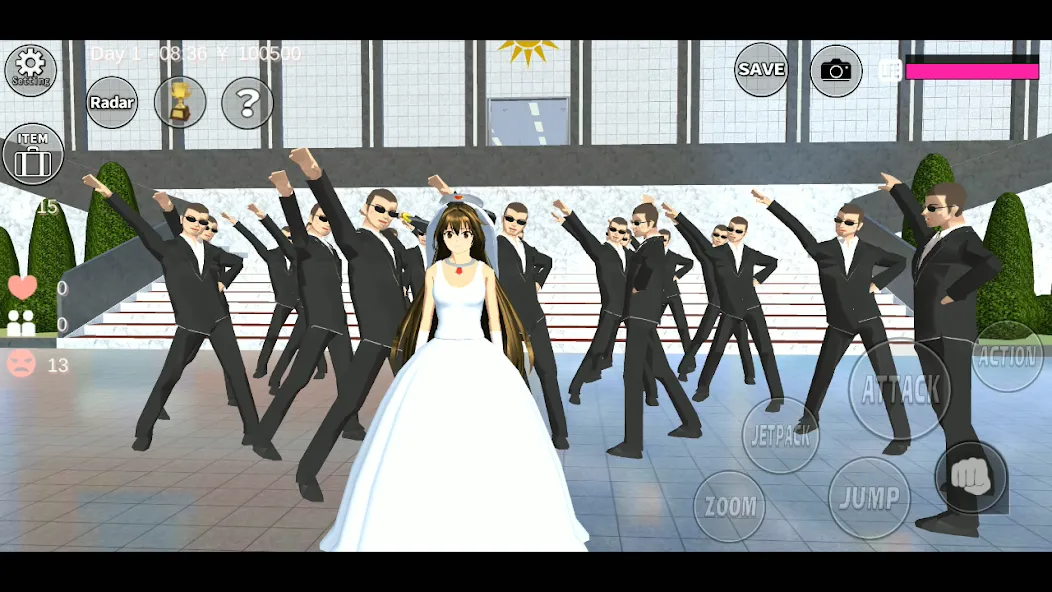 SAKURA School Simulator (Сакура Скул Симулятор) МОД/Взлом [Деньги, Монеты и Меню MOD] Screenshot 2