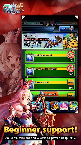 Grand Summoners - Anime RPG (Гранд Саммонерс) МОД/Взлом [Деньги, Монеты и Меню MOD] Screenshot 5