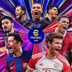 Скачать eFootball 2024 Взлом на много денег и монет на Андроид бесплатно