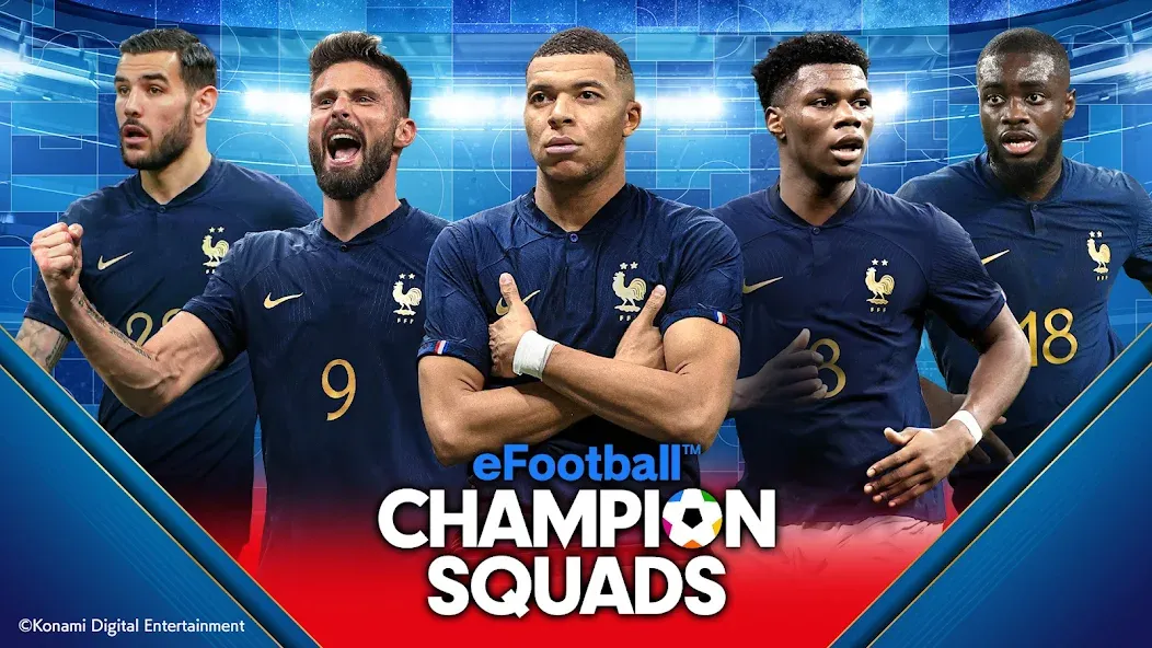 eFootball™  CHAMPION SQUADS (Игровой режим настоящего футбола  Чемпионские команды) МОД/Взлом [Много денег, Монет и Все открыто] Screenshot 1