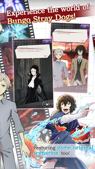 Bungo Stray Dogs: TotL (Бунго Бродячие псы) МОД/Взлом [Деньги, Монеты и Меню MOD] Screenshot 4