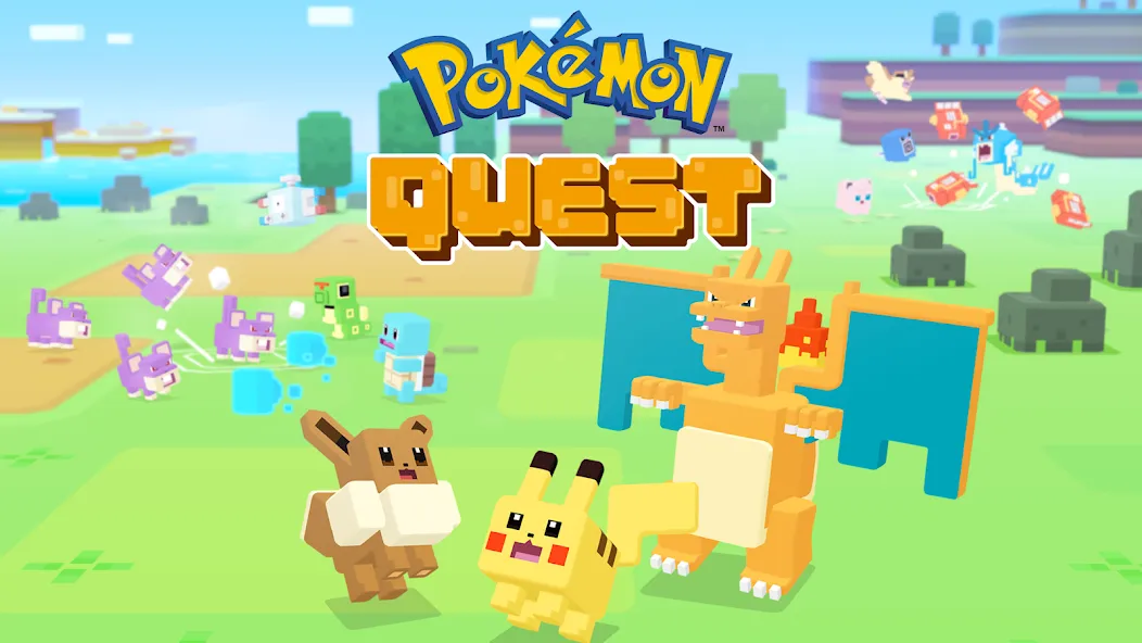 Pokémon Quest МОД/Взлом [Меню, Бесконечные монеты и Открытые уровни] Screenshot 1