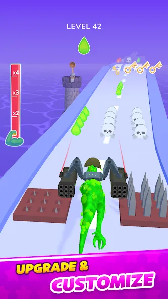 Dino Evolution Run 3D (Дино Эволюция Ран 3Д) МОД/Взлом [Все открыто, Дополнительные деньги и Меню MOD] Screenshot 2