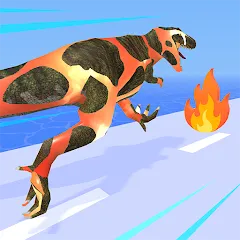 Скачать Dino Evolution Run 3D взлом (Много денег) на Андроид бесплатно