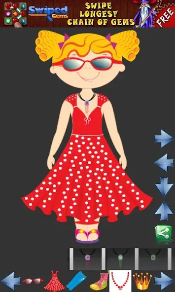 Dress up Princess for kids МОД/Взлом [Меню, Бесконечные монеты и Открытые уровни] Screenshot 2