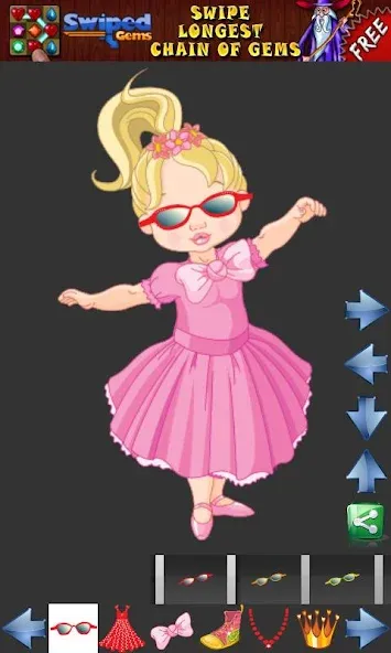 Dress up Princess for kids МОД/Взлом [Меню, Бесконечные монеты и Открытые уровни] Screenshot 4