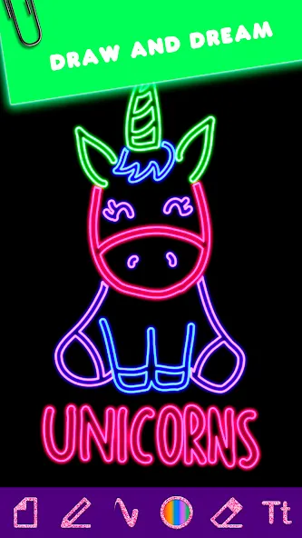 Drawing Game for girls МОД/Взлом [Деньги, Монеты и Меню MOD] Screenshot 1