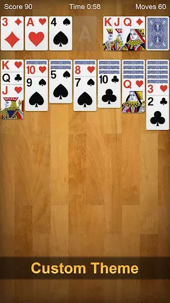 Klondike Solitaire - Patience МОД/Взлом [Все открыто, Дополнительные деньги и Меню MOD] Screenshot 4