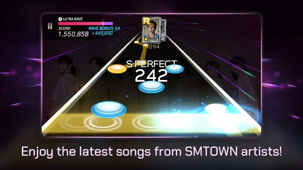 SUPERSTAR SMTOWN (уперСтар СМТАУН) МОД/Взлом [Меню, Бесконечные монеты и Открытые уровни] Screenshot 3