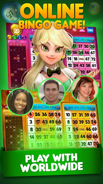 Bingo City 75 : Bingo & Slots (Бинго Сити 75) МОД/Взлом [Бесконечные деньги, Монеты и Мега MOD] Screenshot 2