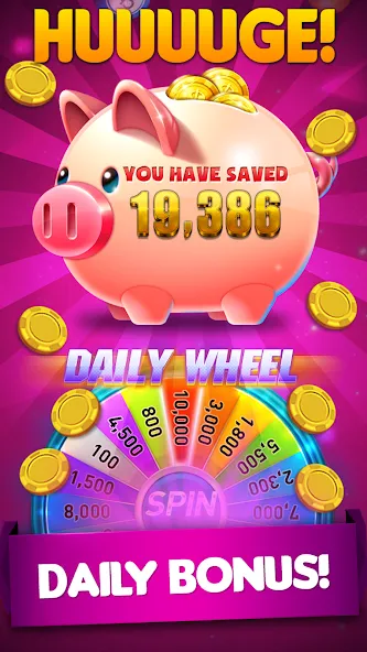 Bingo 90 Live : Vegas Slots (Бинго 90 Лайв) МОД/Взлом [Деньги, Монеты и Меню MOD] Screenshot 4