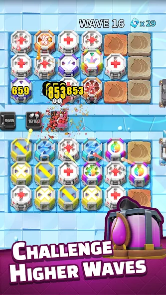 Tower Defense PvP:Tower Royale (Тауэр Роял) МОД/Взлом [Меню, Бесконечные монеты и Открытые уровни] Screenshot 2