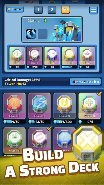 Tower Defense PvP:Tower Royale (Тауэр Роял) МОД/Взлом [Меню, Бесконечные монеты и Открытые уровни] Screenshot 4