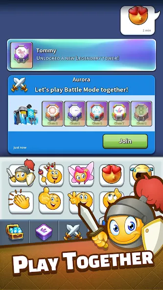 Tower Defense PvP:Tower Royale (Тауэр Роял) МОД/Взлом [Меню, Бесконечные монеты и Открытые уровни] Screenshot 5