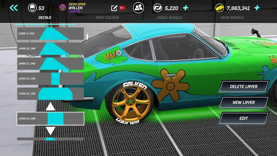 Torque Drift (Торк Дрифт) МОД/Взлом [Деньги, Монеты и Меню MOD] Screenshot 1