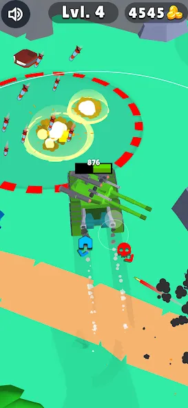 Tank Commander: Army Survival (Танк Коммандер) МОД/Взлом [Деньги, Монеты и Меню MOD] Screenshot 4