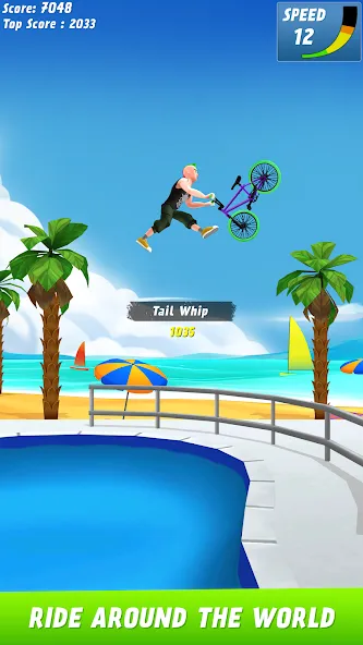 Max Air BMX (Макс Эйр БМХ) МОД/Взлом [Все открыто, Дополнительные деньги и Меню MOD] Screenshot 3