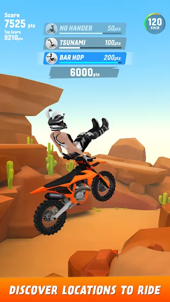 Max Air Motocross (Макс Эйр Мотокросс) МОД/Взлом [Много монет, Открытые уровни и Мега MOD] Screenshot 2