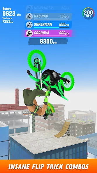 Max Air Motocross (Макс Эйр Мотокросс) МОД/Взлом [Много монет, Открытые уровни и Мега MOD] Screenshot 3