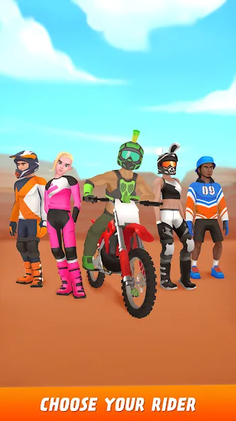 Max Air Motocross (Макс Эйр Мотокросс) МОД/Взлом [Много монет, Открытые уровни и Мега MOD] Screenshot 5