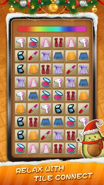 Tile Connect - Matching Games (Тайл Коннект) МОД/Взлом [Меню, Бесконечные монеты и Открытые уровни] Screenshot 2