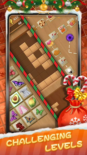 Tile Connect - Matching Games (Тайл Коннект) МОД/Взлом [Меню, Бесконечные монеты и Открытые уровни] Screenshot 4