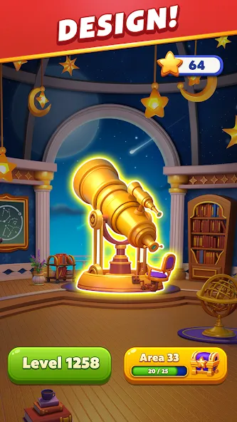 Bubble Shooter Royal Pop МОД/Взлом [Много денег, Монет и Все открыто] Screenshot 2