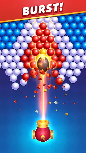 Bubble Shooter Royal Pop МОД/Взлом [Много денег, Монет и Все открыто] Screenshot 3