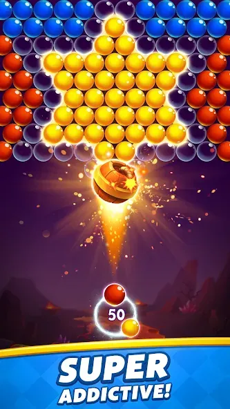 Bubble Shooter МОД/Взлом [Деньги, Монеты и Меню MOD] Screenshot 1