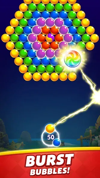 Bubble Shooter МОД/Взлом [Деньги, Монеты и Меню MOD] Screenshot 2