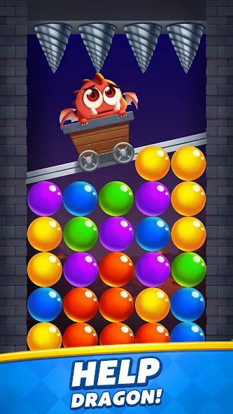 Bubble Shooter МОД/Взлом [Деньги, Монеты и Меню MOD] Screenshot 3