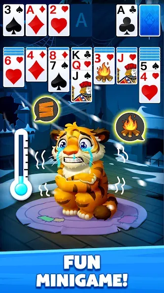 Solitaire Zoo МОД/Взлом [Меню, Бесконечные монеты и Открытые уровни] Screenshot 2