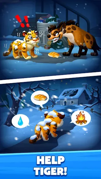 Solitaire Zoo МОД/Взлом [Меню, Бесконечные монеты и Открытые уровни] Screenshot 3