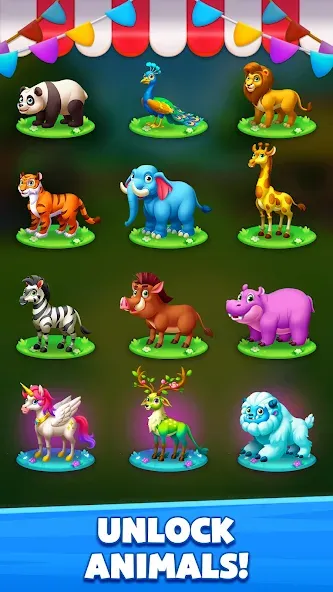 Solitaire Zoo МОД/Взлом [Меню, Бесконечные монеты и Открытые уровни] Screenshot 4