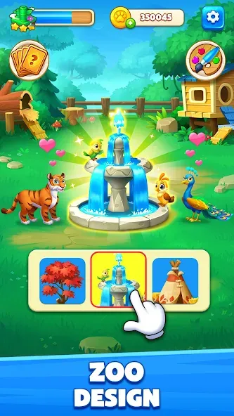 Solitaire Zoo МОД/Взлом [Меню, Бесконечные монеты и Открытые уровни] Screenshot 5