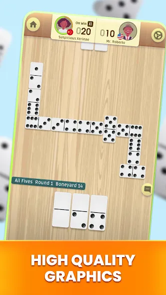 Dominoes: Classic Dominos Game МОД/Взлом [Меню, Бесконечные монеты и Открытые уровни] Screenshot 2