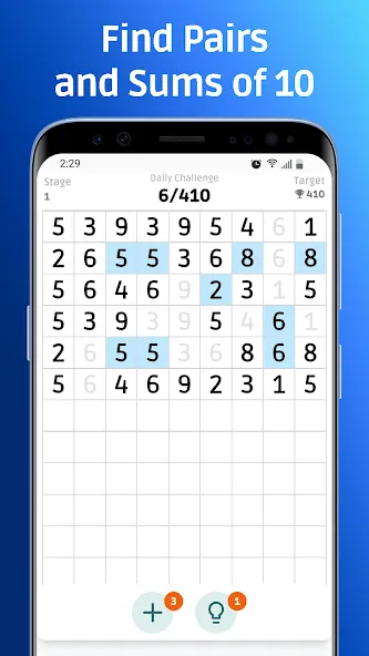 Number Crunch - Number Games (Намбер Пазл) МОД/Взлом [Деньги, Монеты и Меню MOD] Screenshot 2