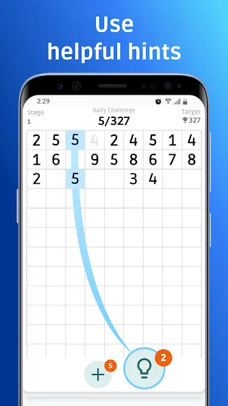 Number Crunch - Number Games (Намбер Пазл) МОД/Взлом [Деньги, Монеты и Меню MOD] Screenshot 4