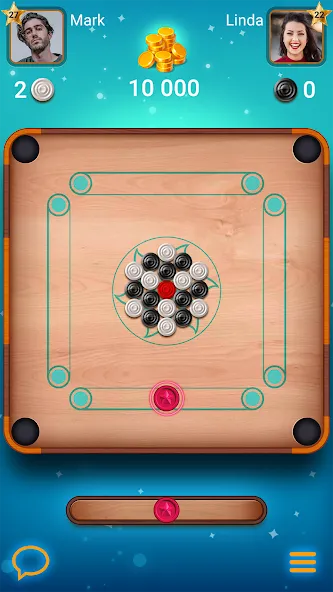 Carrom Lure - Disc pool game (Карром Лур) МОД/Взлом [Много монет, Открытые уровни и Мега MOD] Screenshot 3