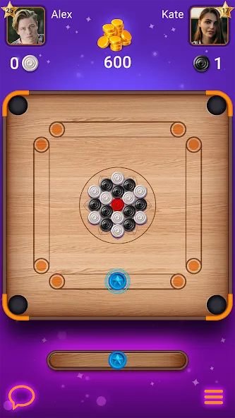 Carrom Lure - Disc pool game (Карром Лур) МОД/Взлом [Много монет, Открытые уровни и Мега MOD] Screenshot 4