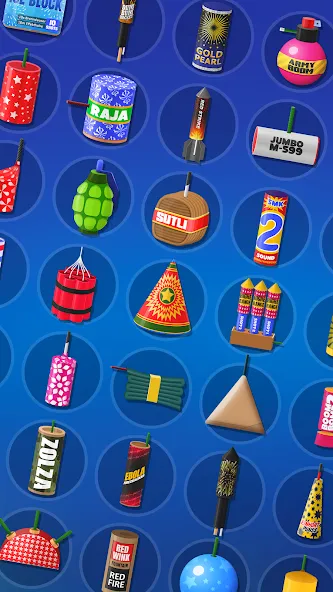 Diwali Firecrackers Simulator (Дивали Файркрекерс Симулятор) МОД/Взлом [Много денег, Монет и Все открыто] Screenshot 2