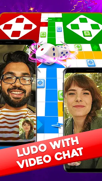 Ludo Lush-Game with Video Call (Людо Луш) МОД/Взлом [Много денег, Монет и Все открыто] Screenshot 1