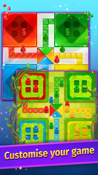 Ludo Game COPLE - Voice Chat МОД/Взлом [Меню, Бесконечные монеты и Открытые уровни] Screenshot 2